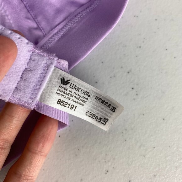 Embrace Lace Wire Free Bralette Band Size 34 Purple - Picture 3 of 6